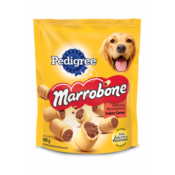 Biscoito Pedigree Biscrok Marrobone para Cães Adultos Sabor Carne - 200g/500g
